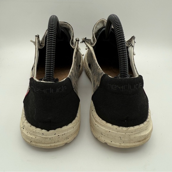 Women’s Hey Dude Wendy Jungle Brown Leopard Print Slip On Casual Flats Size 9 - Picture 4 of 7